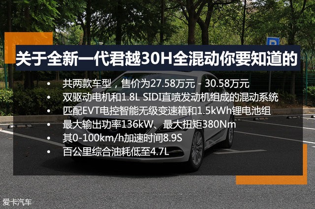 别克全新一代君越30H全混动