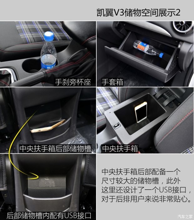 凯翼汽车 凯翼V3 2016款 1.5L 手动智联II导航版