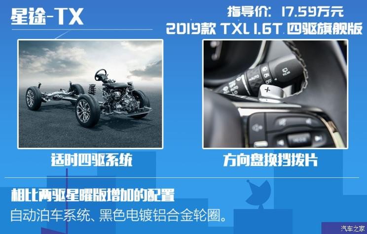 星途 星途-TX 2019款 TXL 1.6T 两驱星曜版