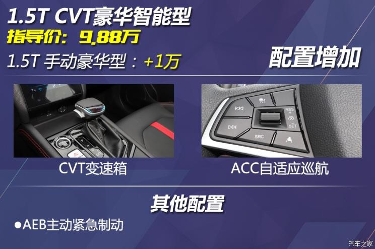 江汽集团 思皓A5 2021款 1.5T CVT尊贵智联型