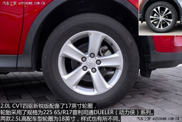 一汽丰田 丰田RAV4 2013款 2.0L CVT四驱新锐版