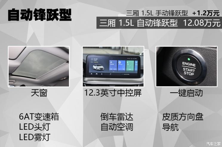 长安福特 福克斯 2021款 三厢 1.5L 自动锋跃型