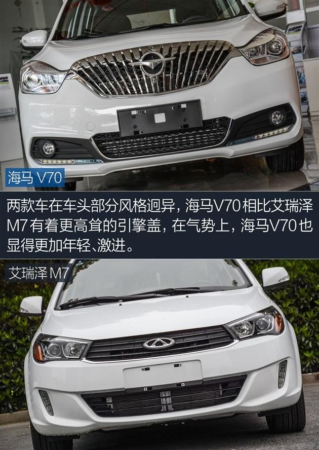 10万级MPV不寒碜！海马V70对比艾瑞泽M7