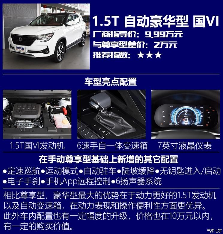 东风风行 风行T5 2020款 1.5T 自动旗舰型 国VI