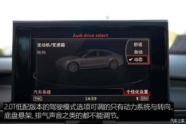 奥迪(进口) 奥迪A7 2015款 TFSI 低配型