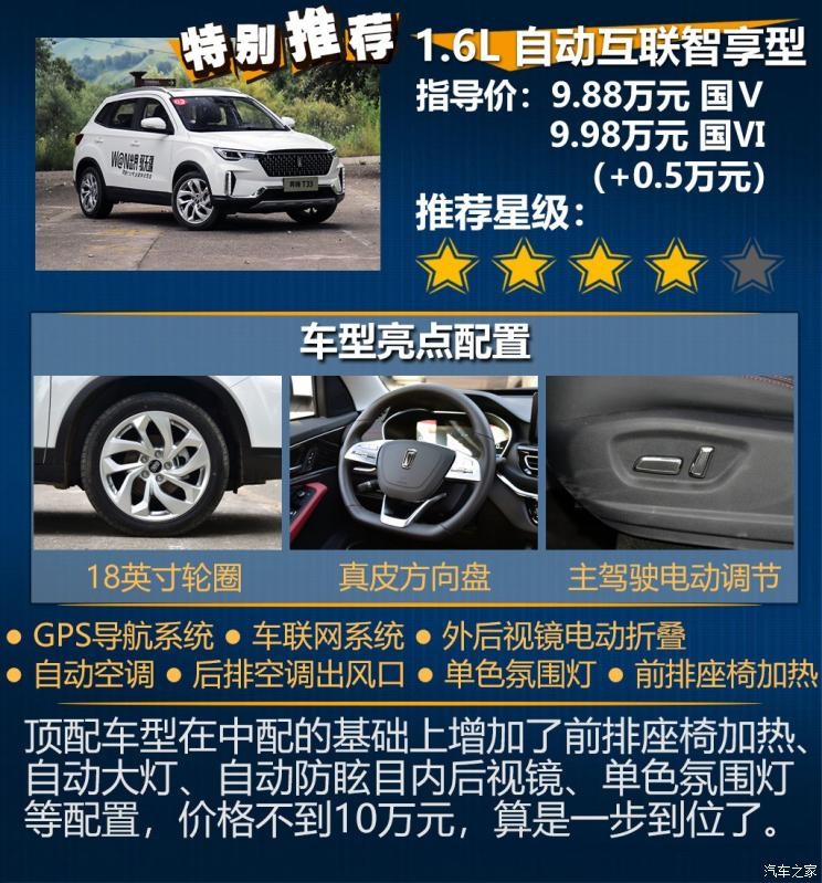 一汽奔腾 奔腾T33 2019款 1.6L 自动互联智享型 国VI